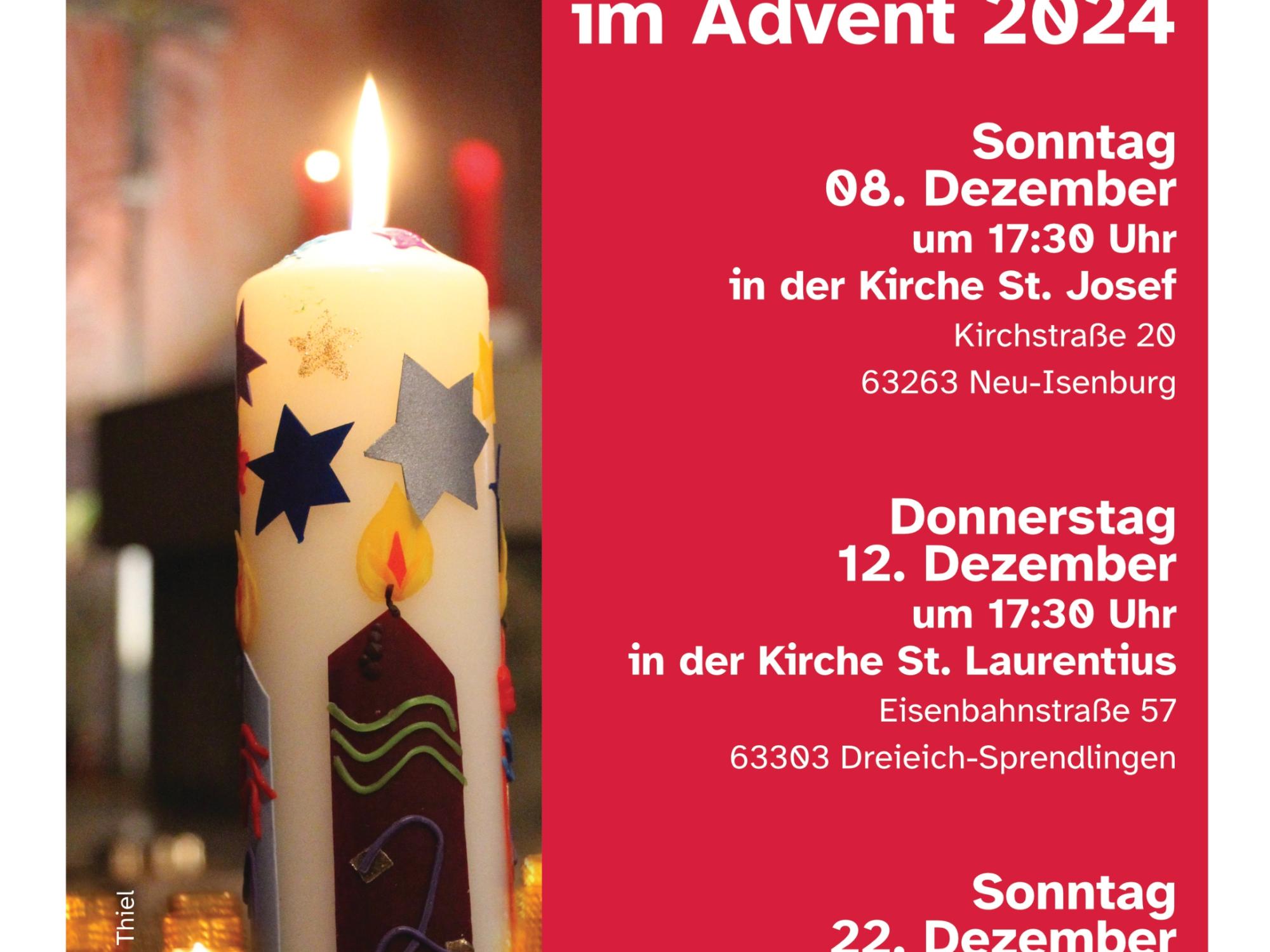 Bußgottesdienste Advent 2024