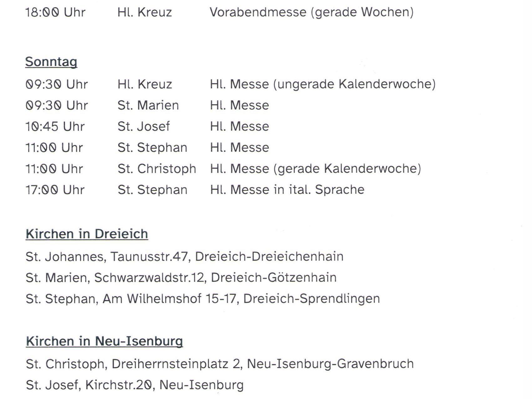 Pastoralraum Dreieich-Isenburg