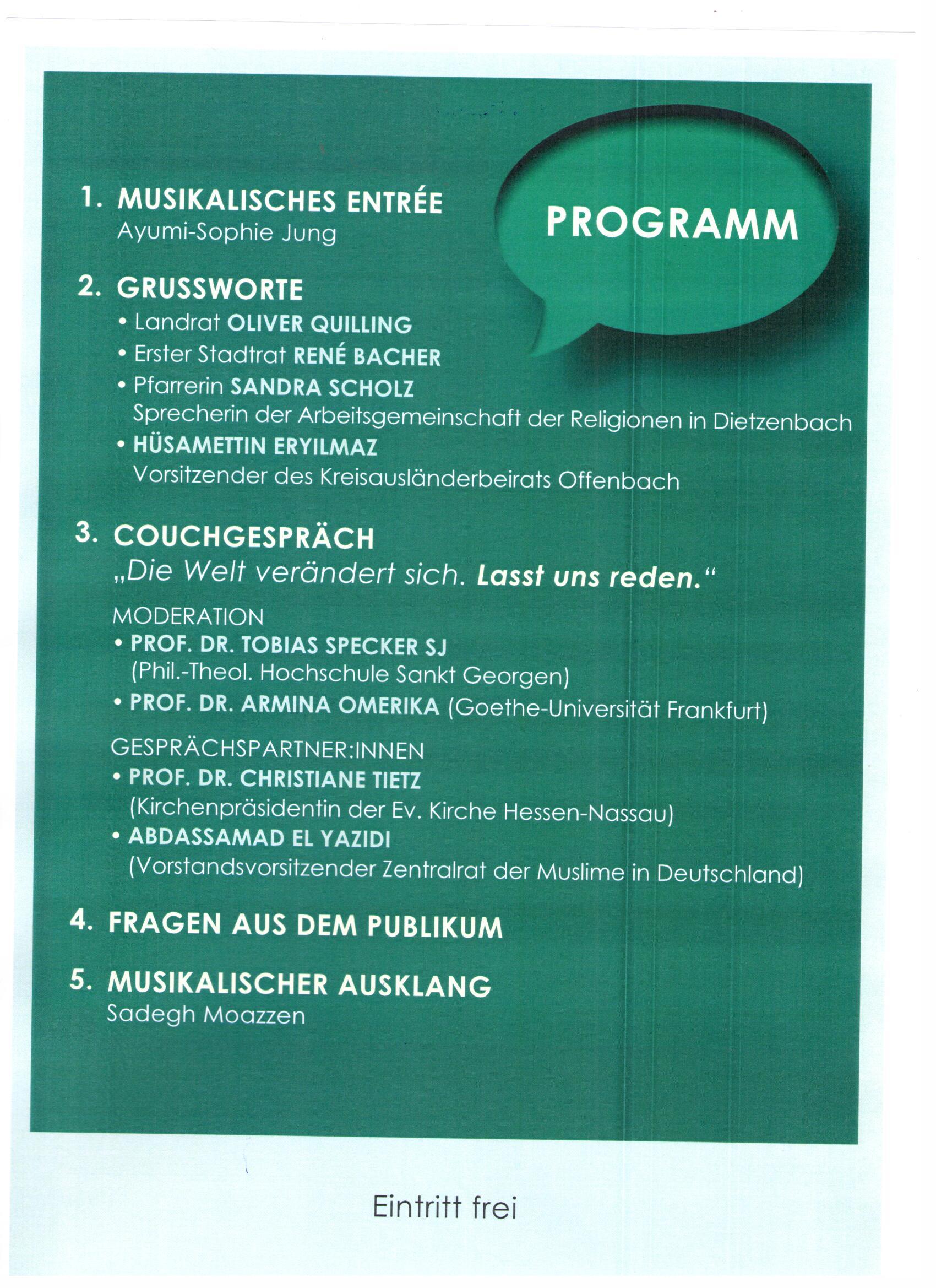 Interreligiöses Couch-Gespräch (c) Stadt Dietzenbach