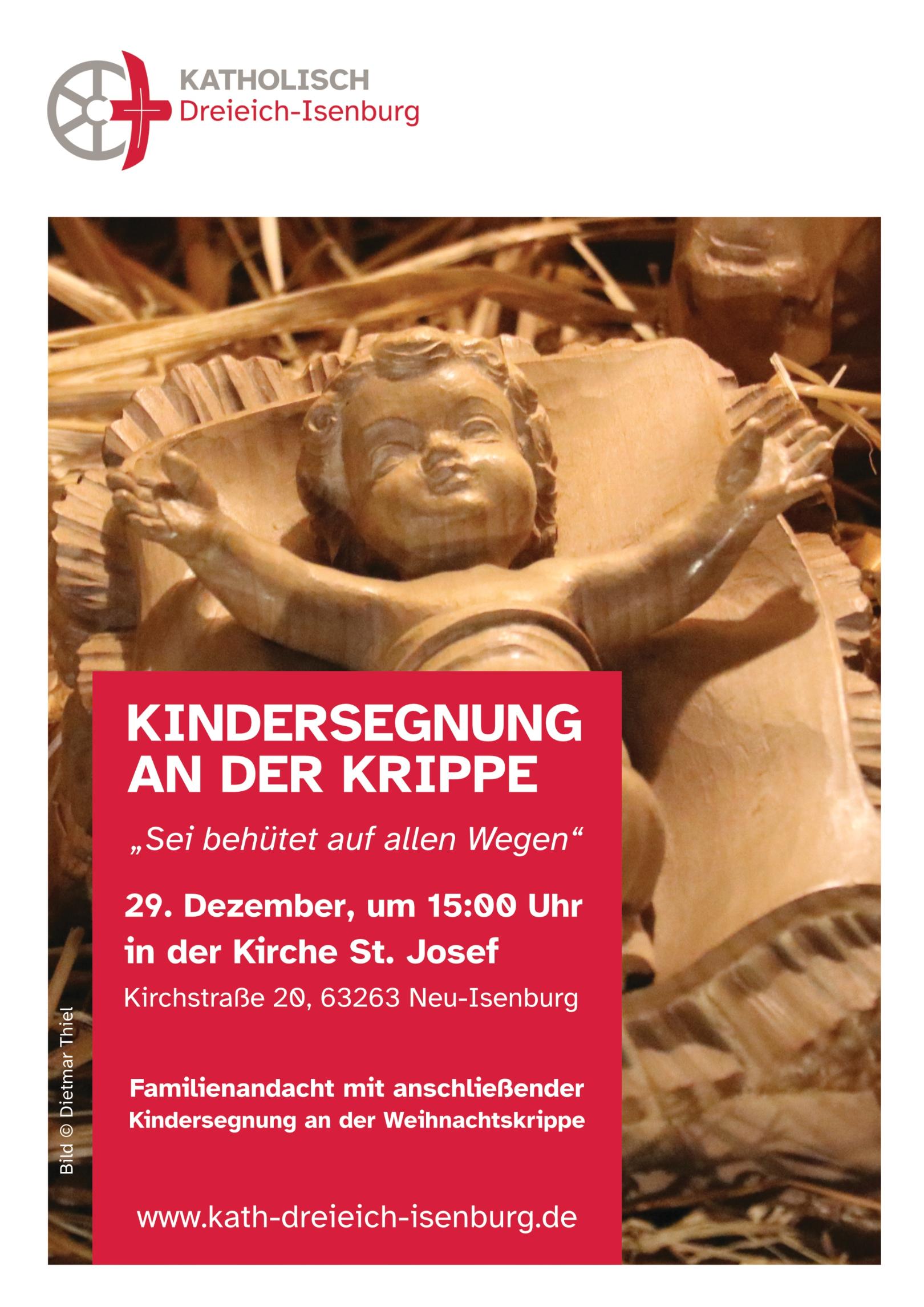 Kindersegnung an der Krippe (c) Dietmar Thiel