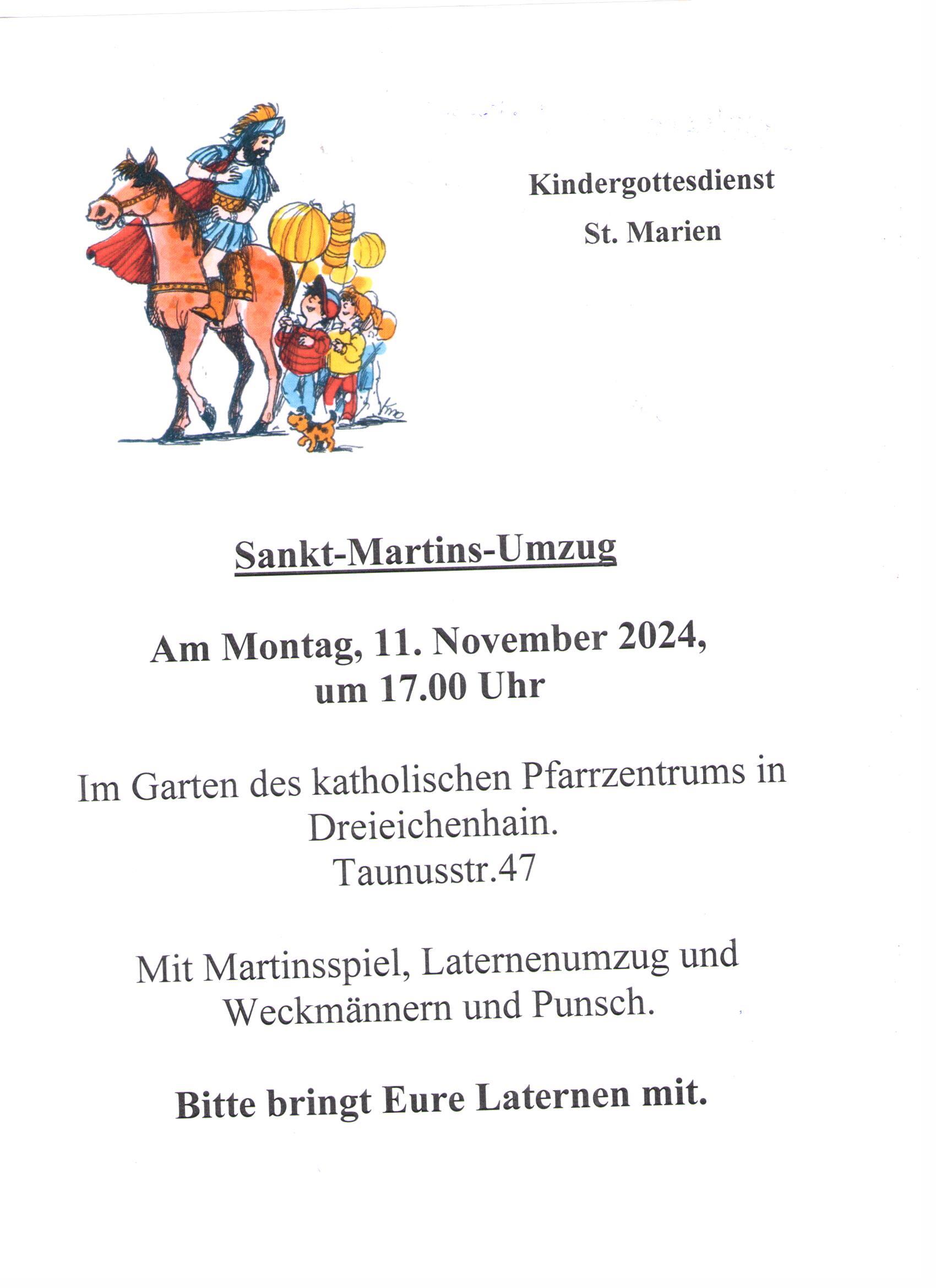 St. Martin (c) Pfarrei St. Marien Götzenhain