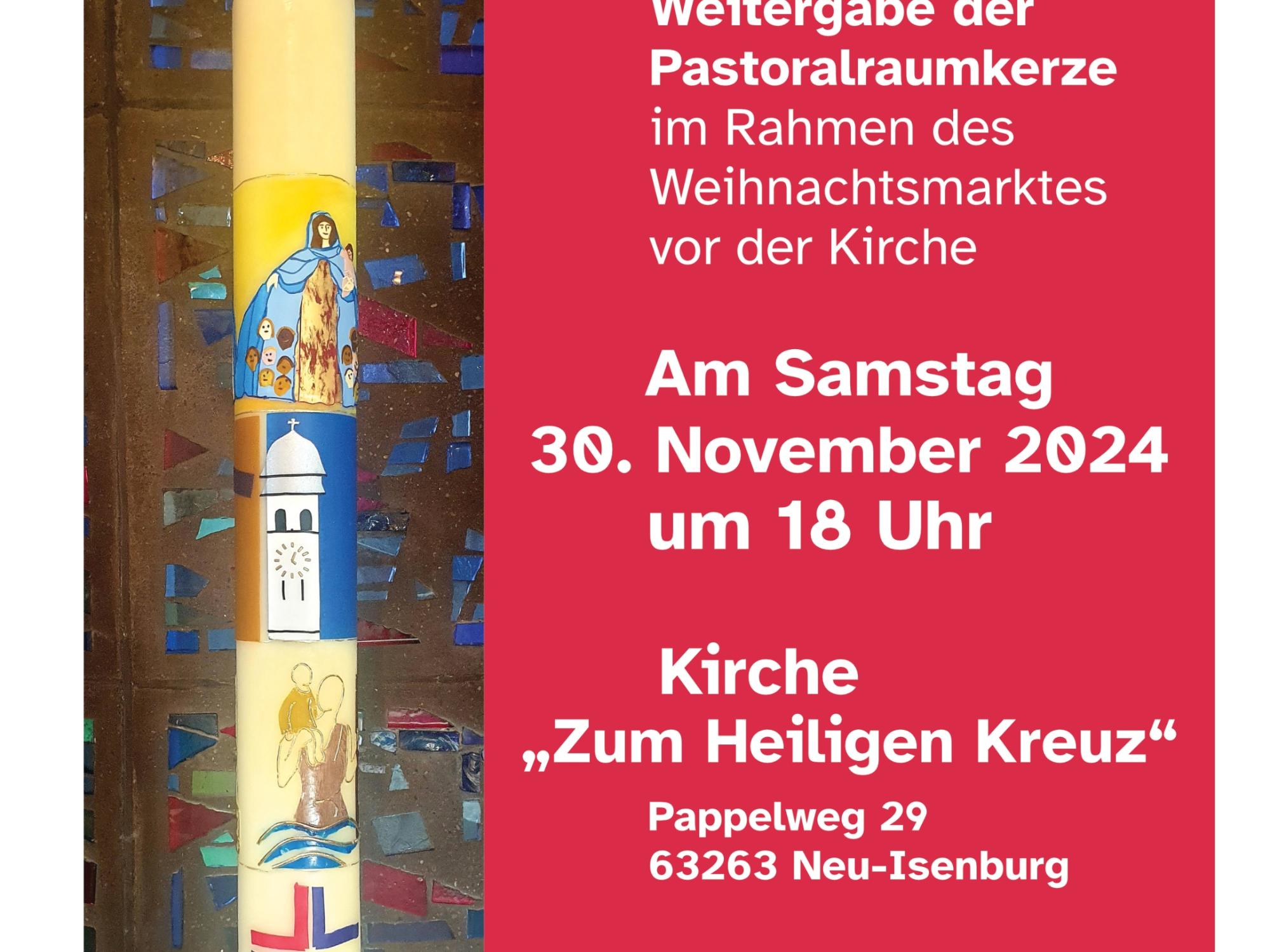 Weitergabe Pastoralraumkerze