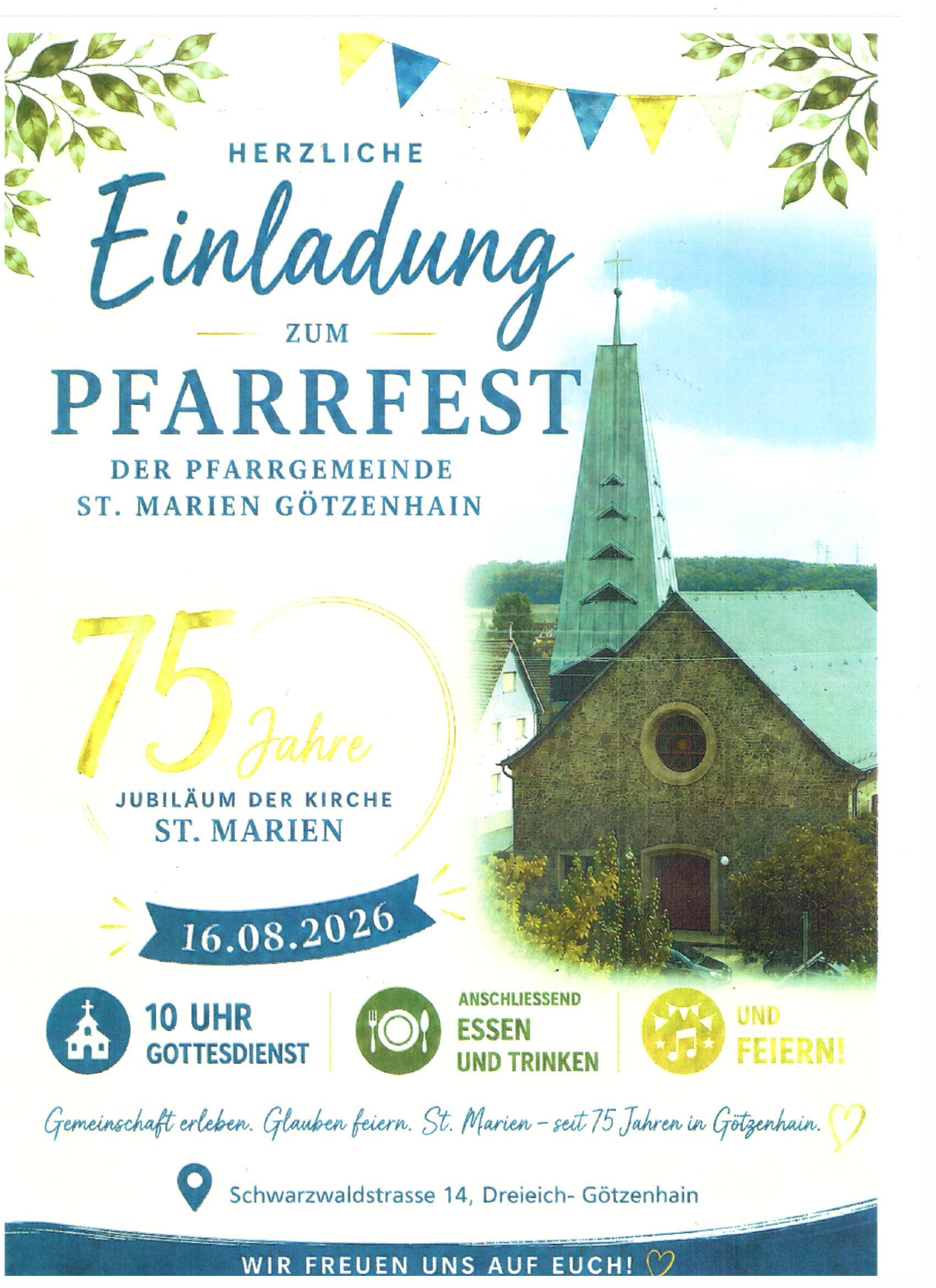 Pfarrfest (c) G.D. / Pfarrei St. Marien Götzenhain
