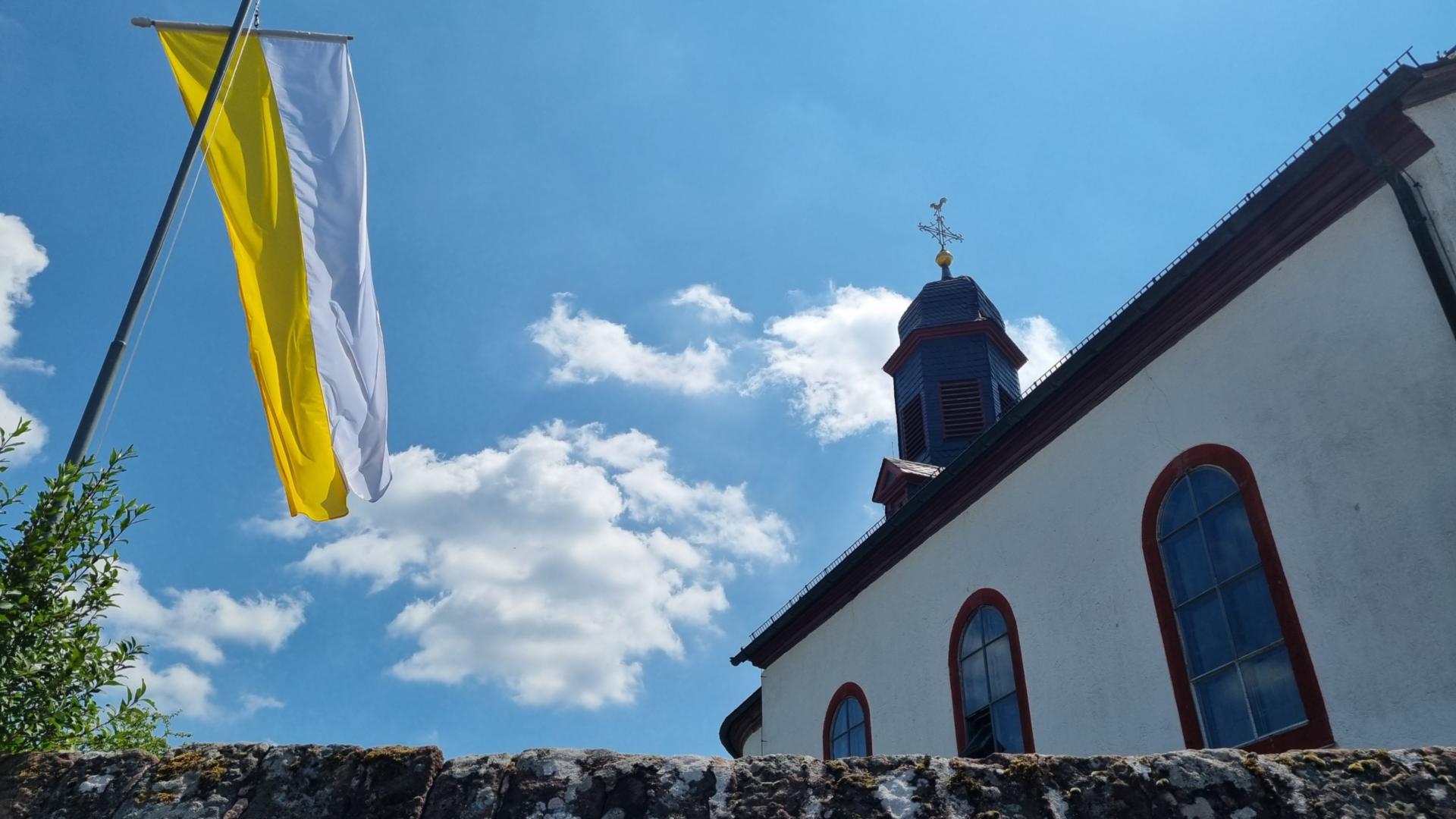Der freundliche Hesselbacher Himmel (c) Pastoralraum Odenwald/WW
