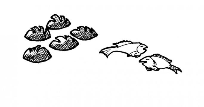 Brot und Fische