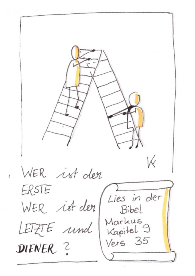 Erster? Letzter? Diener?