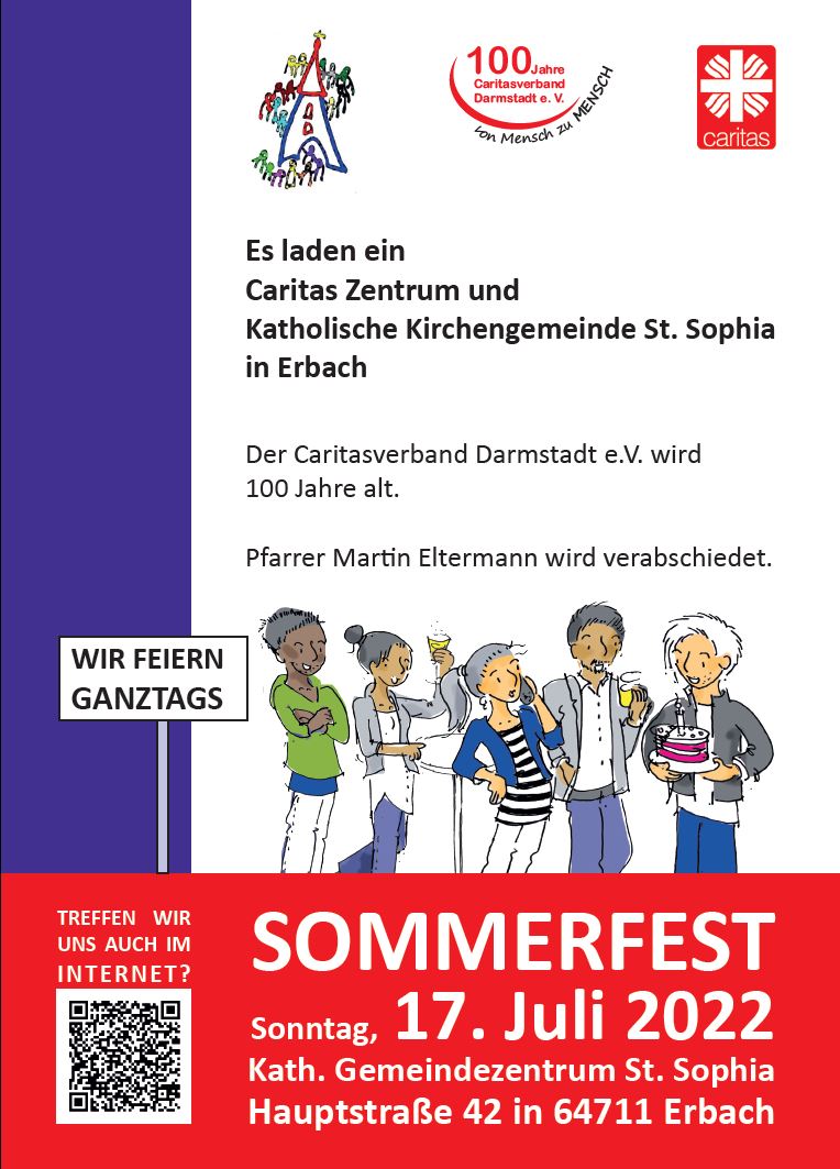 Plakat-Sommerfest-2022 (c) Gemeinde St. Sophia | Caritas Familienzentrum