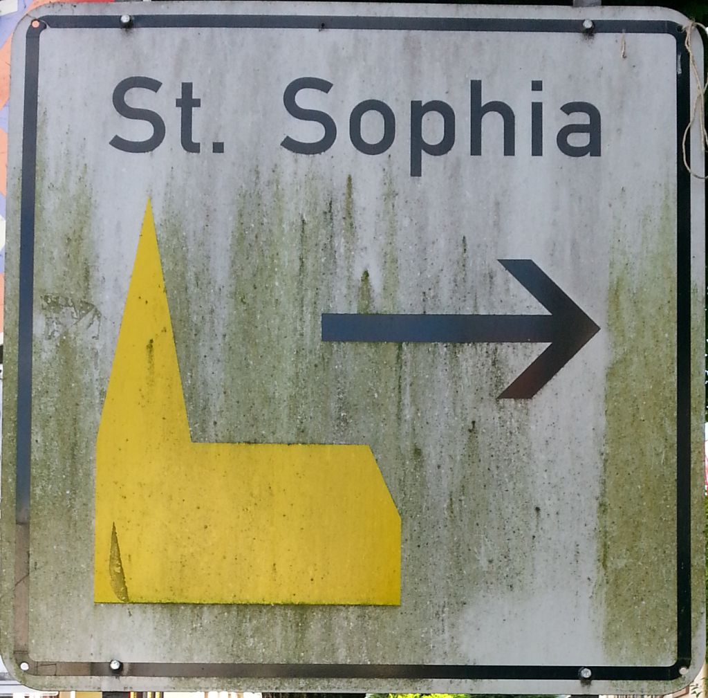 St Sophia Schild (c) Willi Weiers