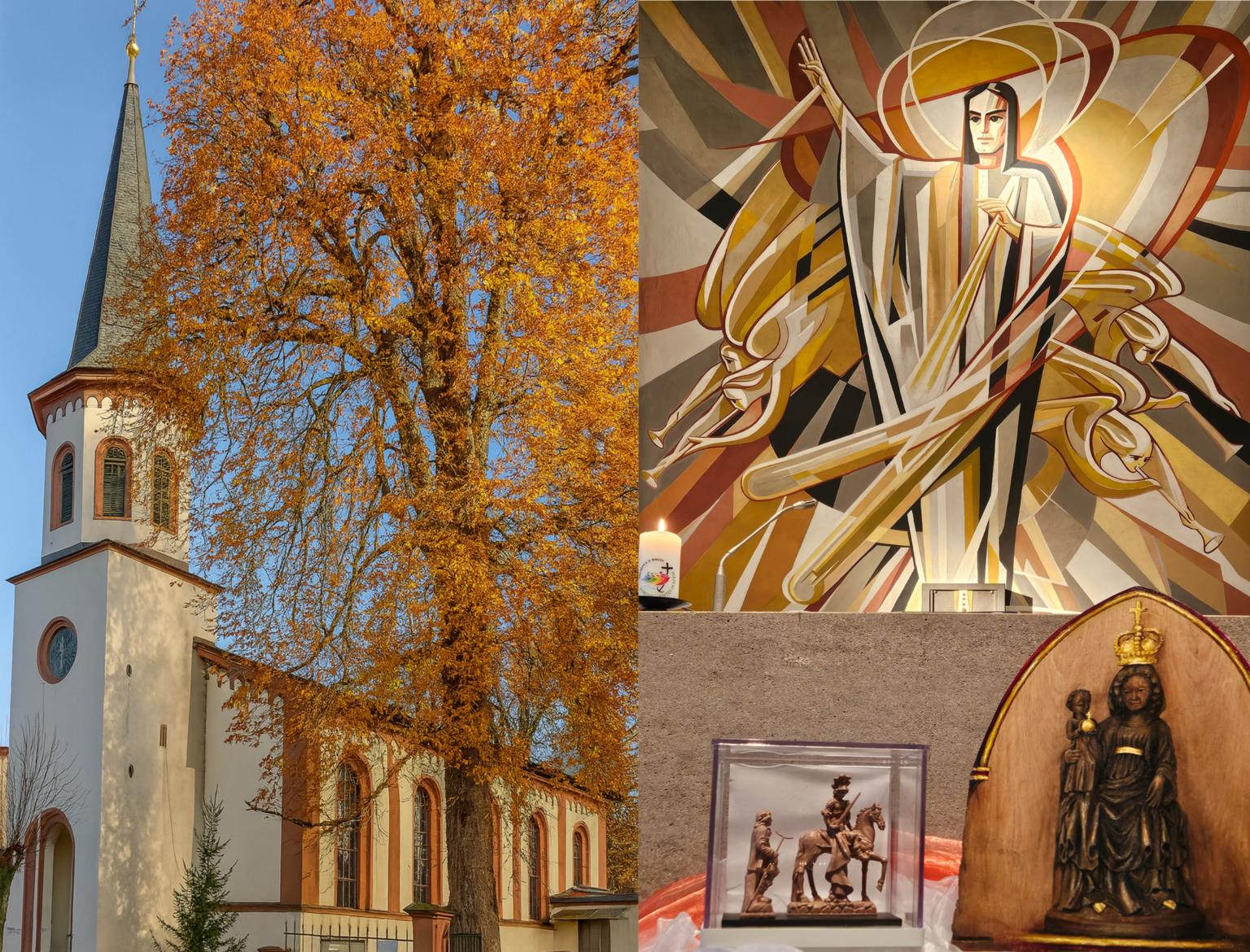 Impressionen aus der neuen Pfarrkirche (c) Bild: Christiane Raabe