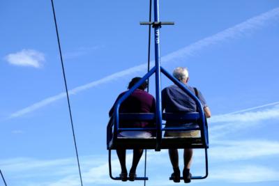 In den Himmel hinein...