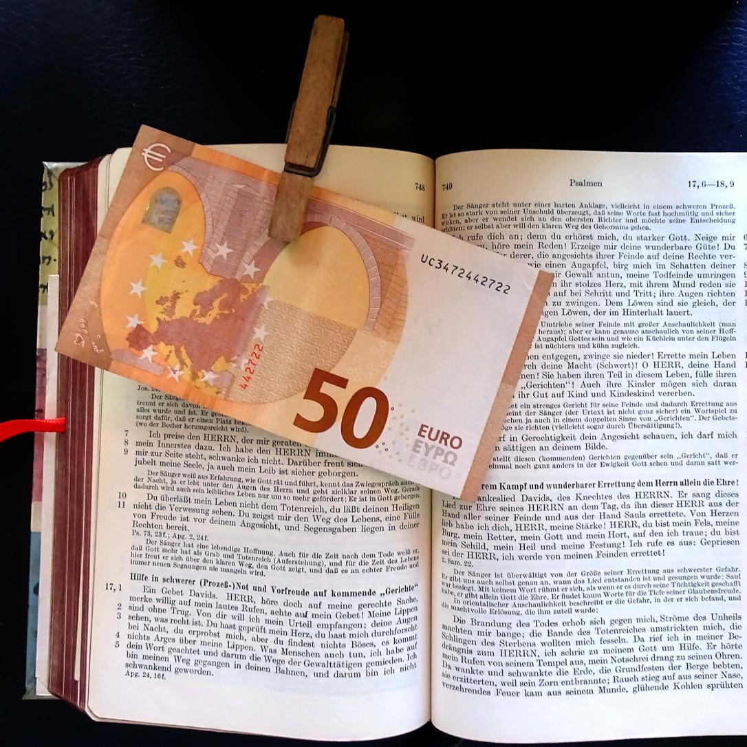 Bibel Entscheidungen Geld Glaube Gott Reichtum Verbindlichkeit