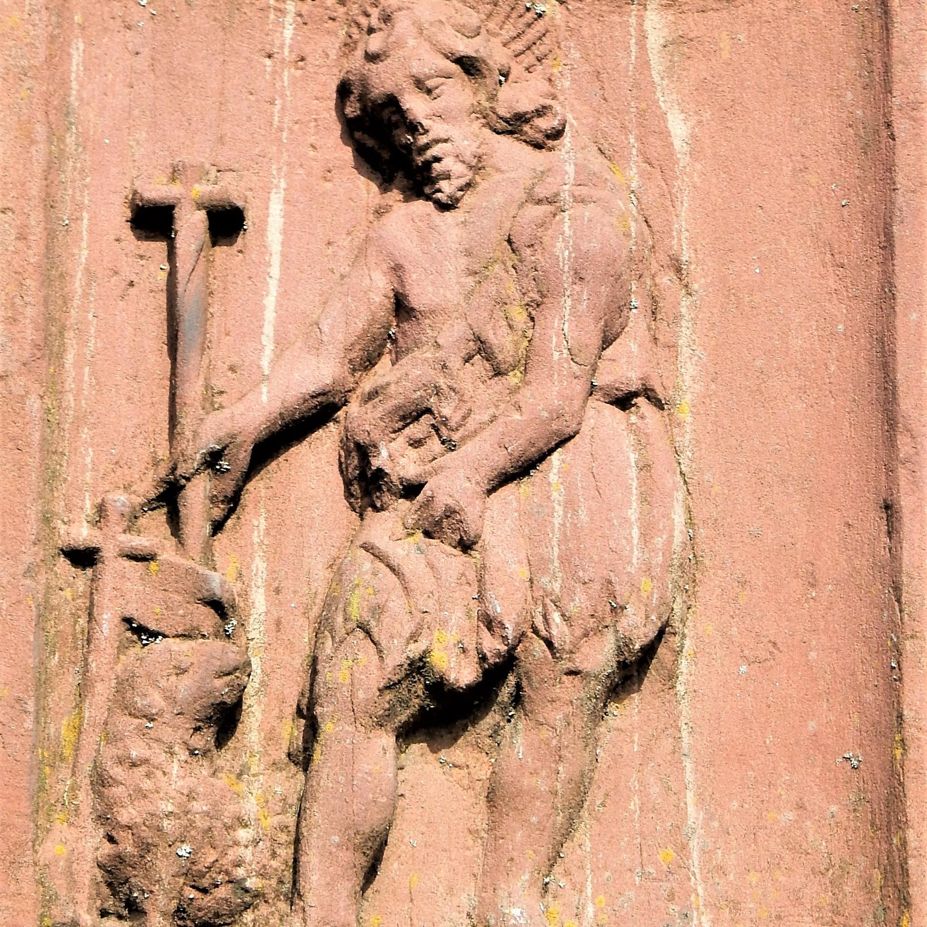 Johannes der Täufer - Bildstock in Obernburg