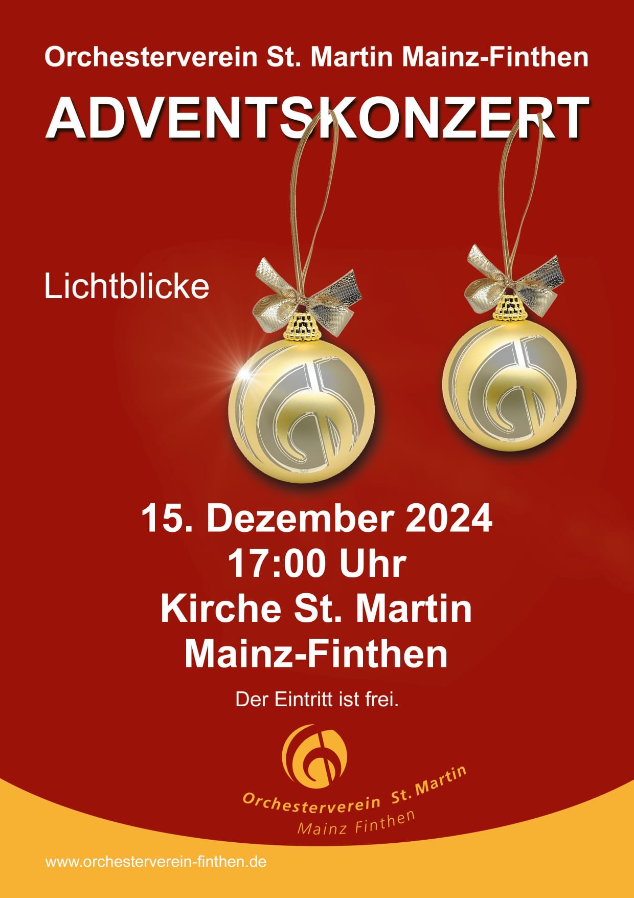 Adventskonzert, OrchestervereinStMartin (c) Orchesterverein St. Martin Finthen