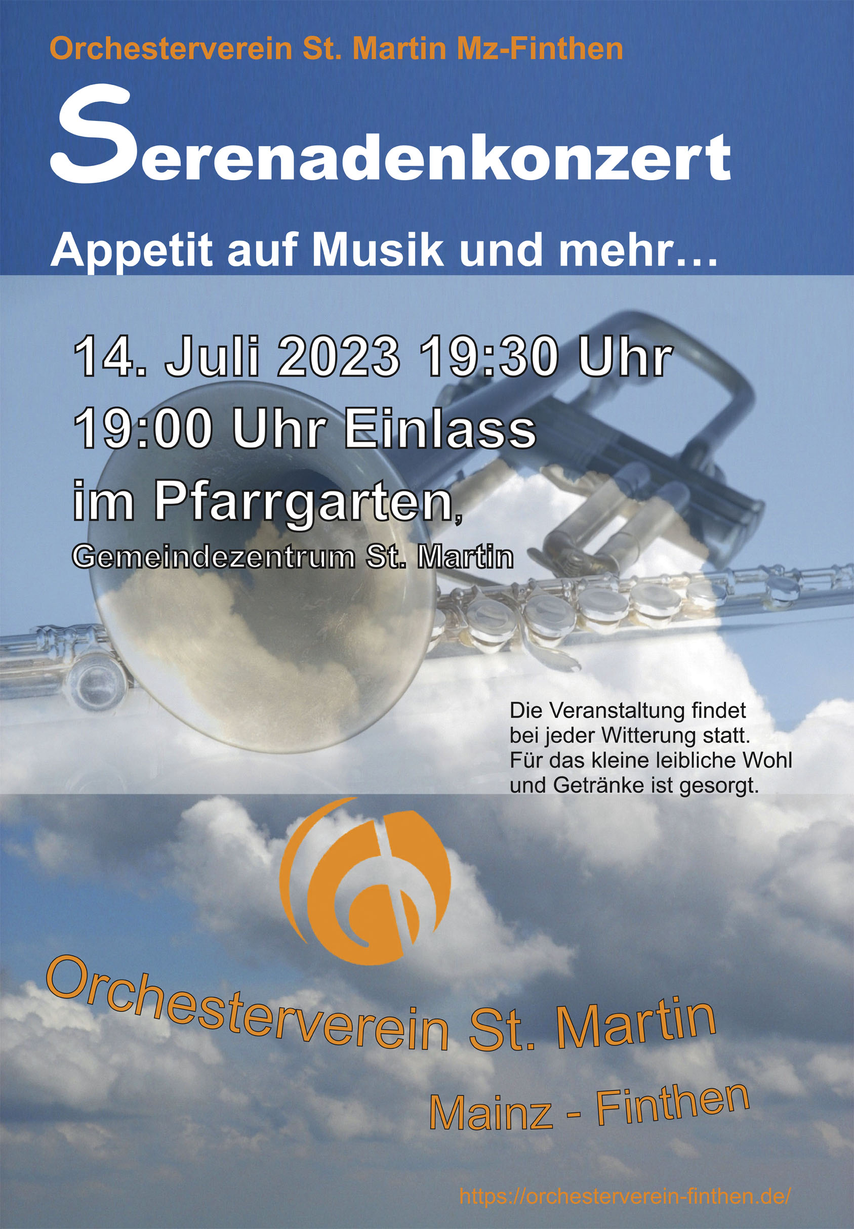 Plakat-Serenadenkonzert (c) OrchestervereinSt. Martin
