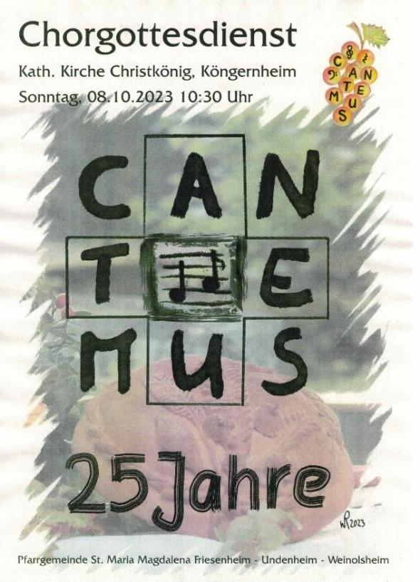 25 Jahre Cantemus (c) Pfarrei St. Maria Magdalena Rheinhessen