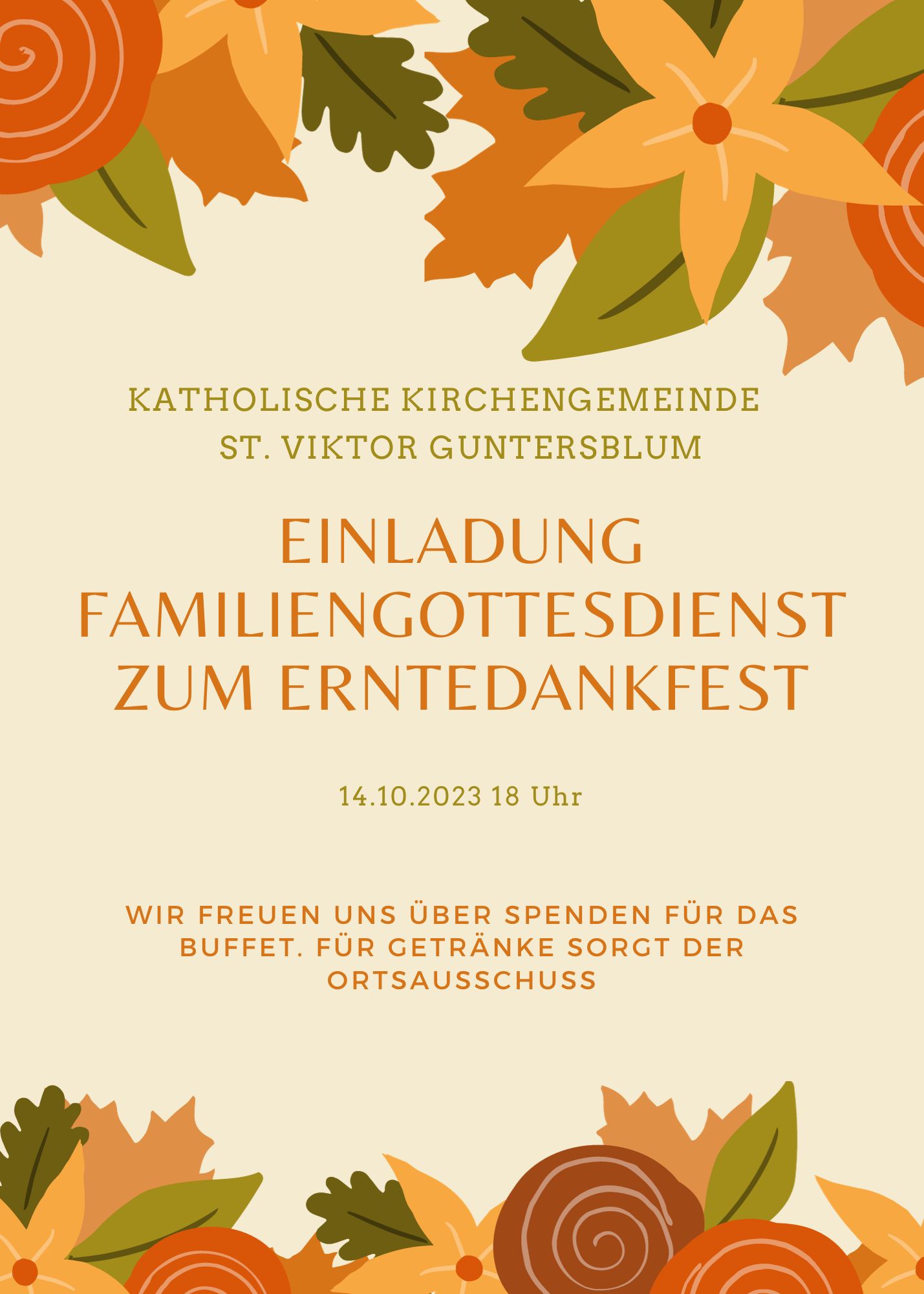 Erntedankfest 14.10.2023 (c) Kath. Kirchengemeinde St. Viktor Guntersblum
