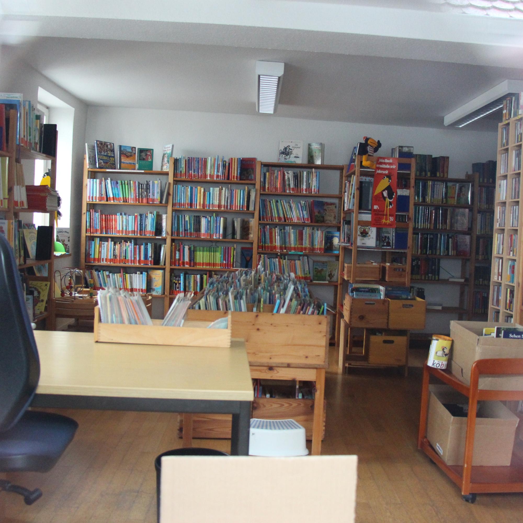 Blick in die Bücherei Friesenheim