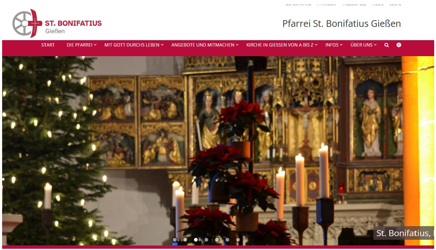 Titelbild (c) Pfarrei St. Bonifatius Gießen Titelbild (c) Pfarrei St. Bonifatius Gießen