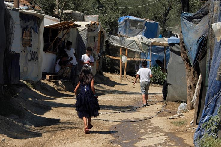 Orte der Ausgrenzung: Lager Moria auf der Insel Lesbos