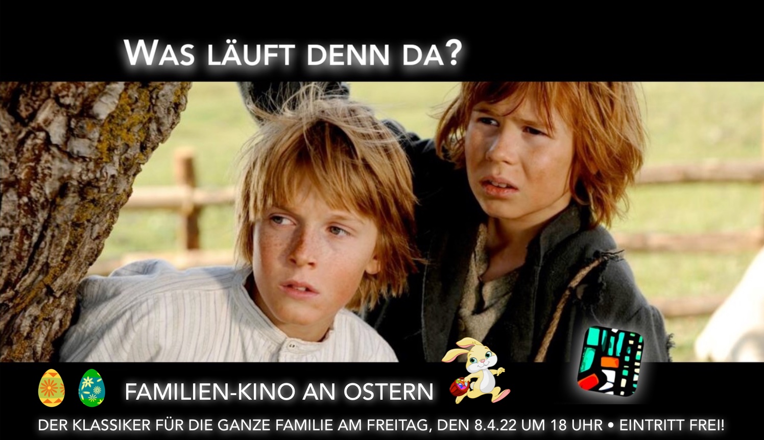 Was läuft denn da? Familien-Kino an Ostern (c) pixabay.de