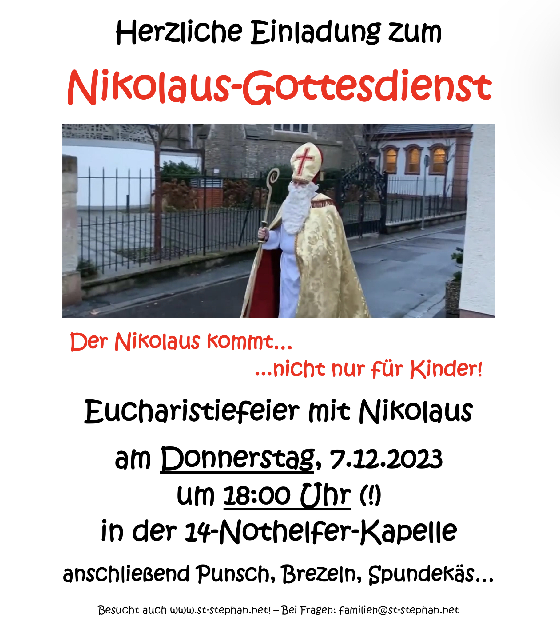 Nikolaus-Gottesdienst