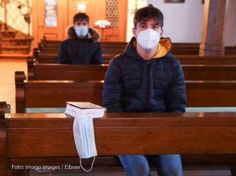 Maske-Gottesdienst