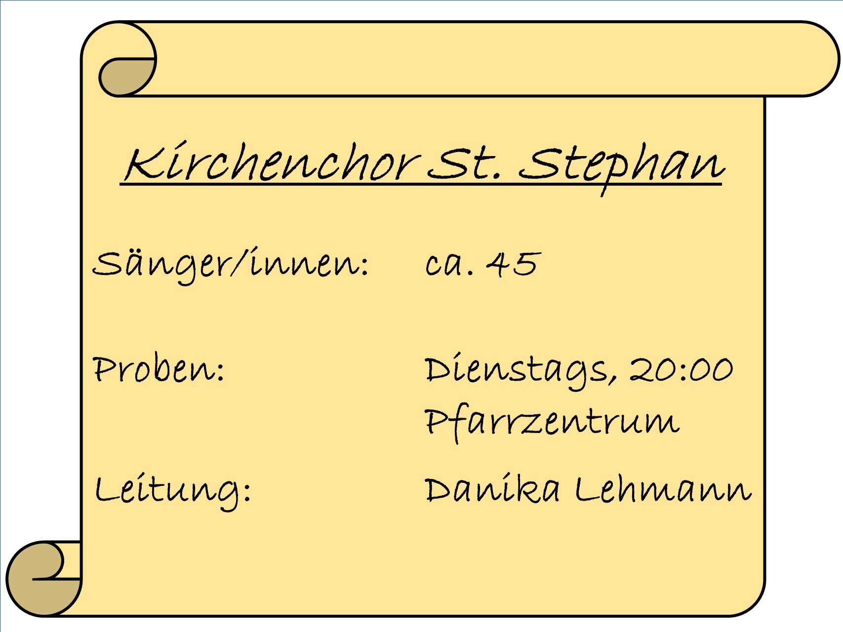 Steckbrief_Kirchenchor (c) St. Marien