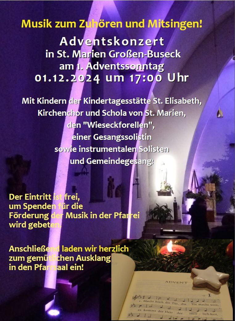 Adventskonzert 2024 in St. Marien