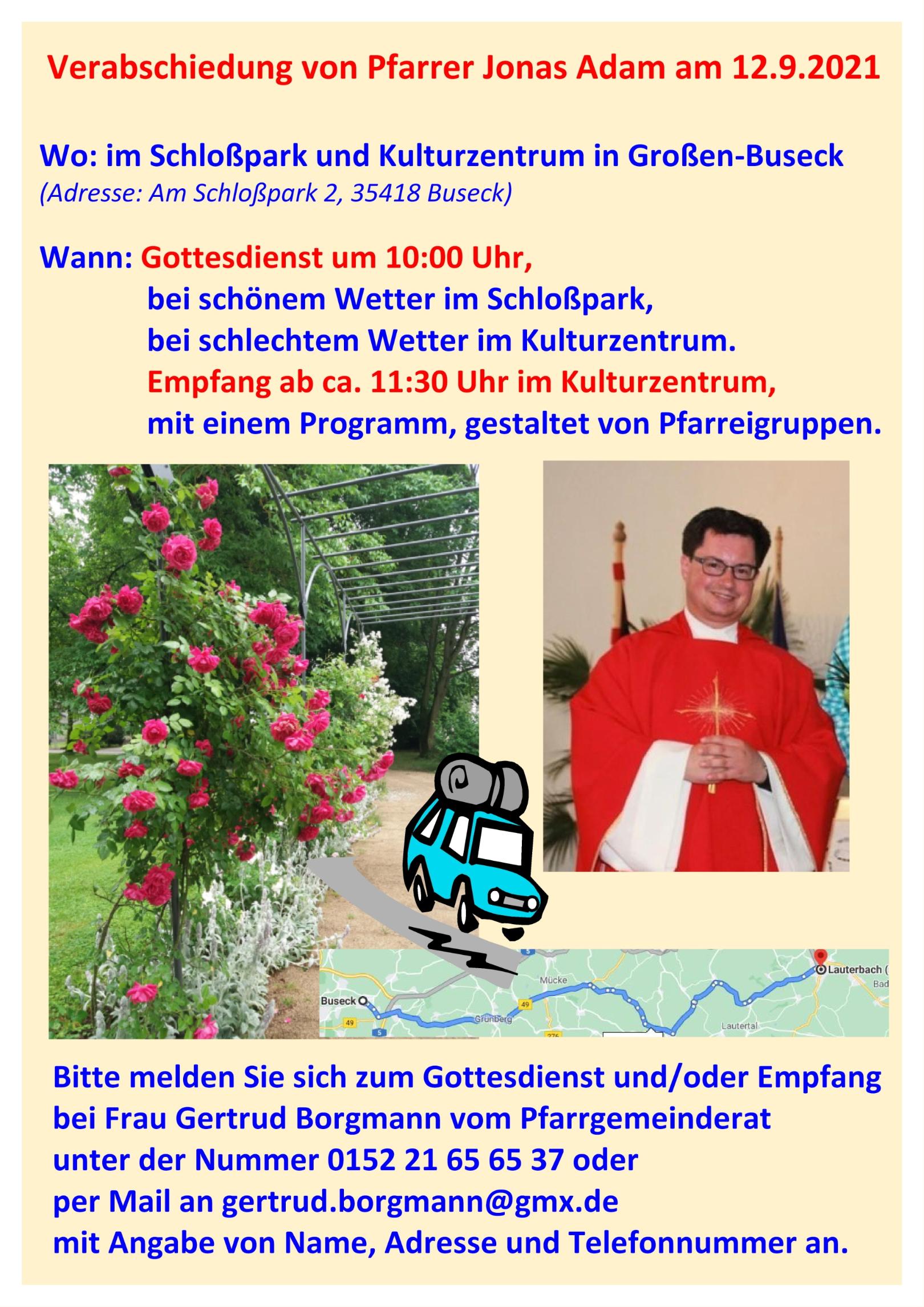 Verabschiedung Pfarrer Adam (Plakat) (c) Daria Wieczorek
