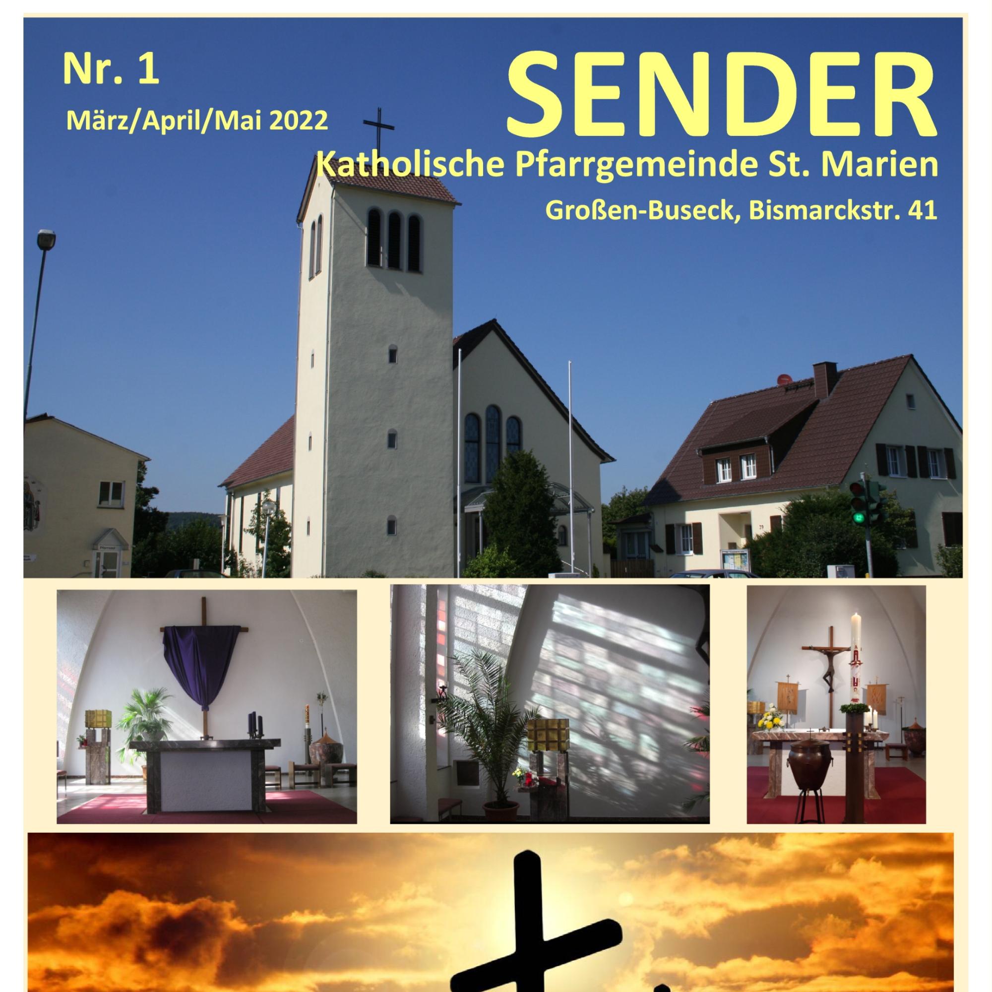 SENDER-Titelbild der Ausgabe Nr. 1 / 2022