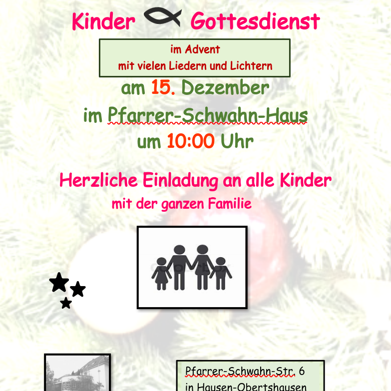 Kindergottesdienst-Dez