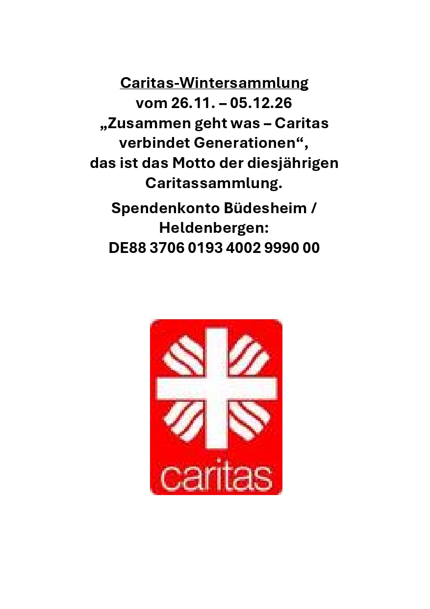 Caritas Wintersammlung 2026 Hoch (c) Pfarrei Heldenbergen