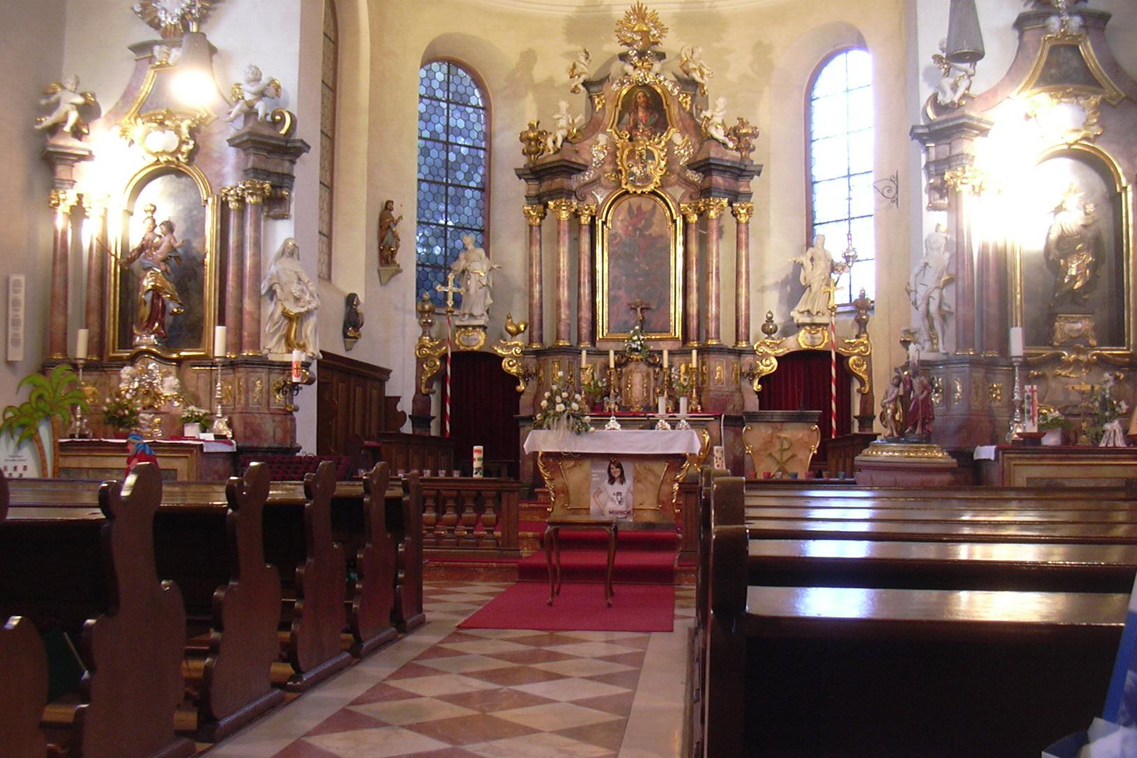 Hofheim Pfarrkirche Innenraum