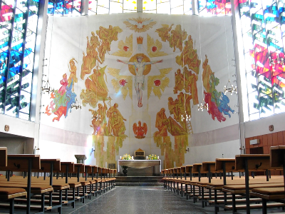 Wandgemälde der St. Markus Kirche
