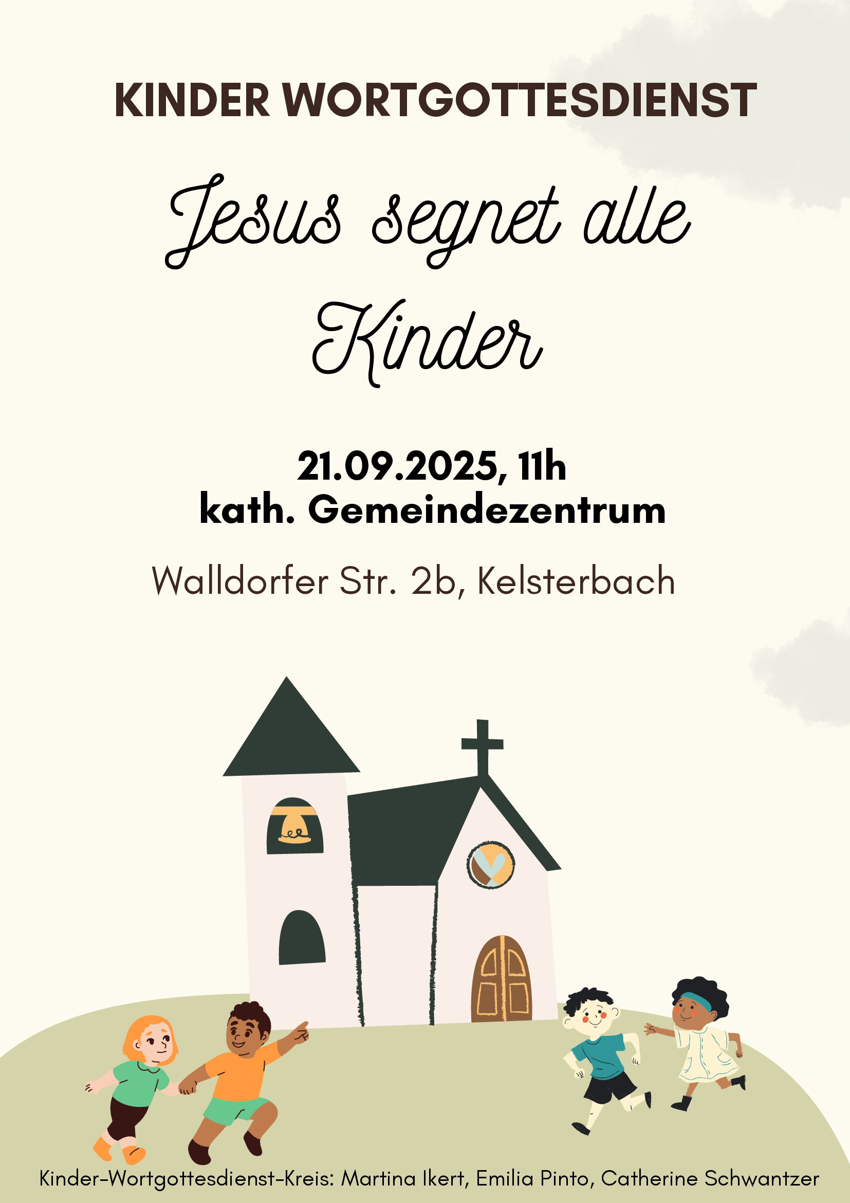 Kinderwortgottesdienst - Jesus segnet alle Kinder 2025-09-21