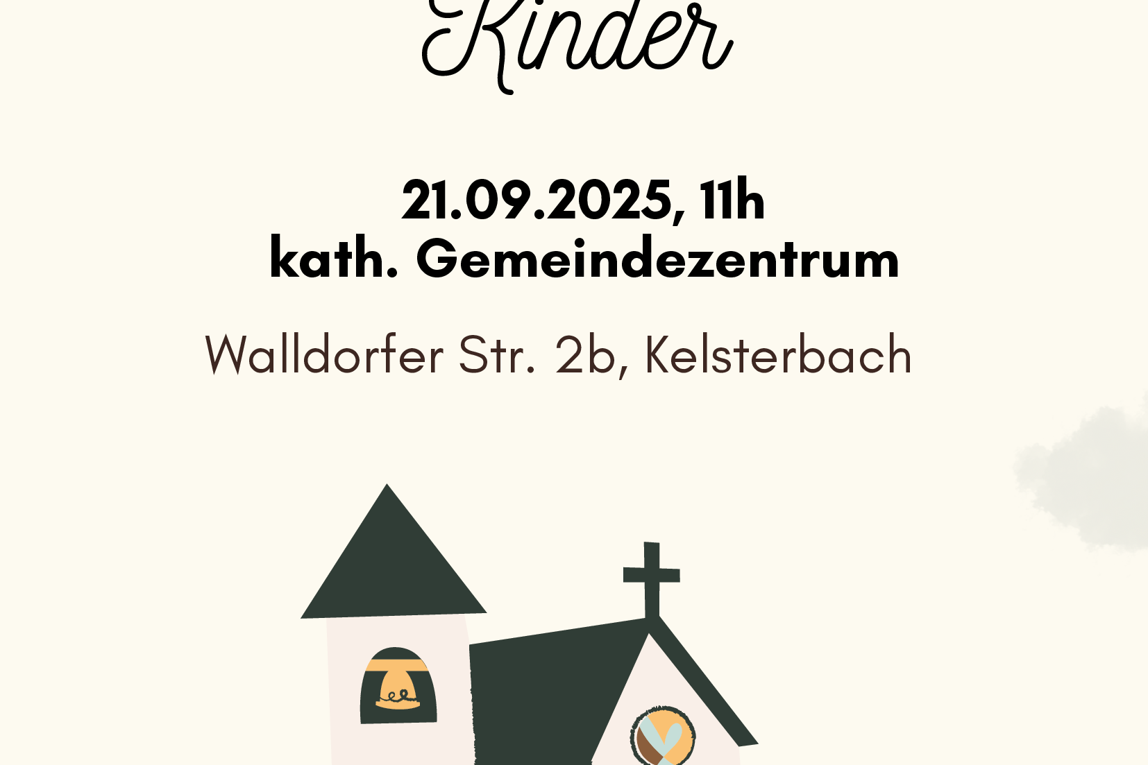 Kinderwortgottesdienst - Jesus segnet alle Kinder 2025-09-21