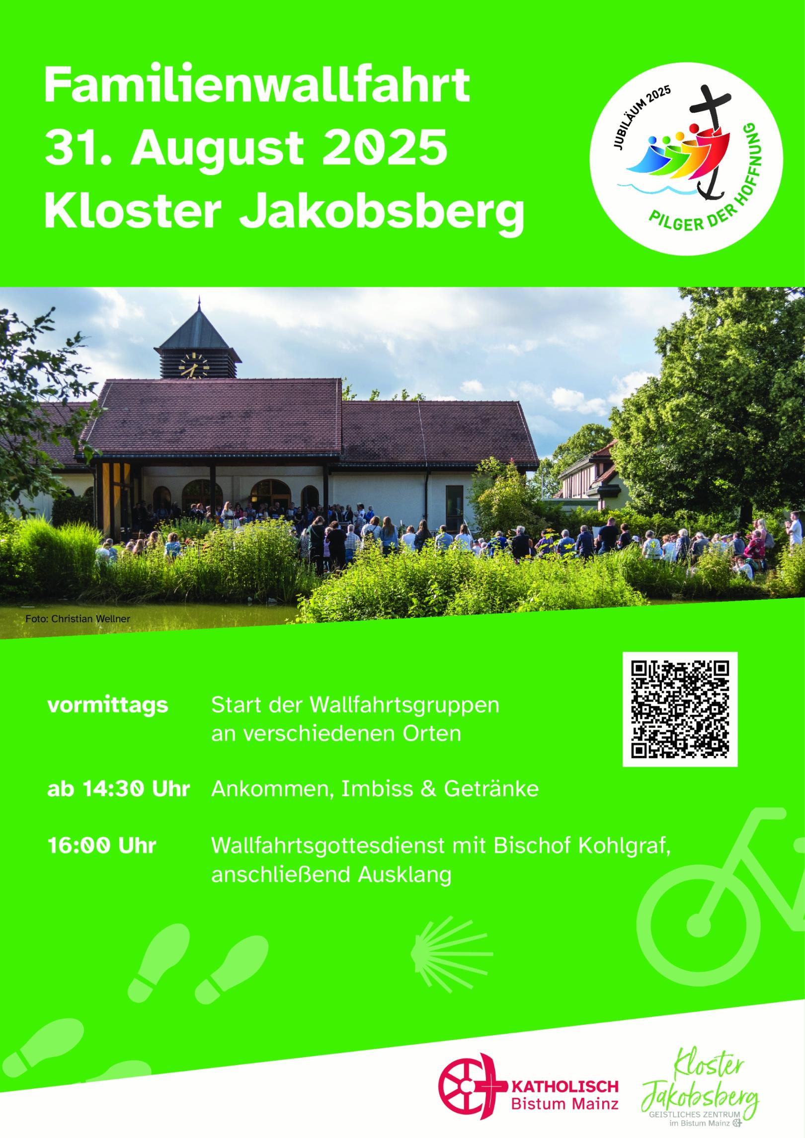 Familienwallfahrt zum Kloster Jakobsberg 2025 (c) Bistum Mainz