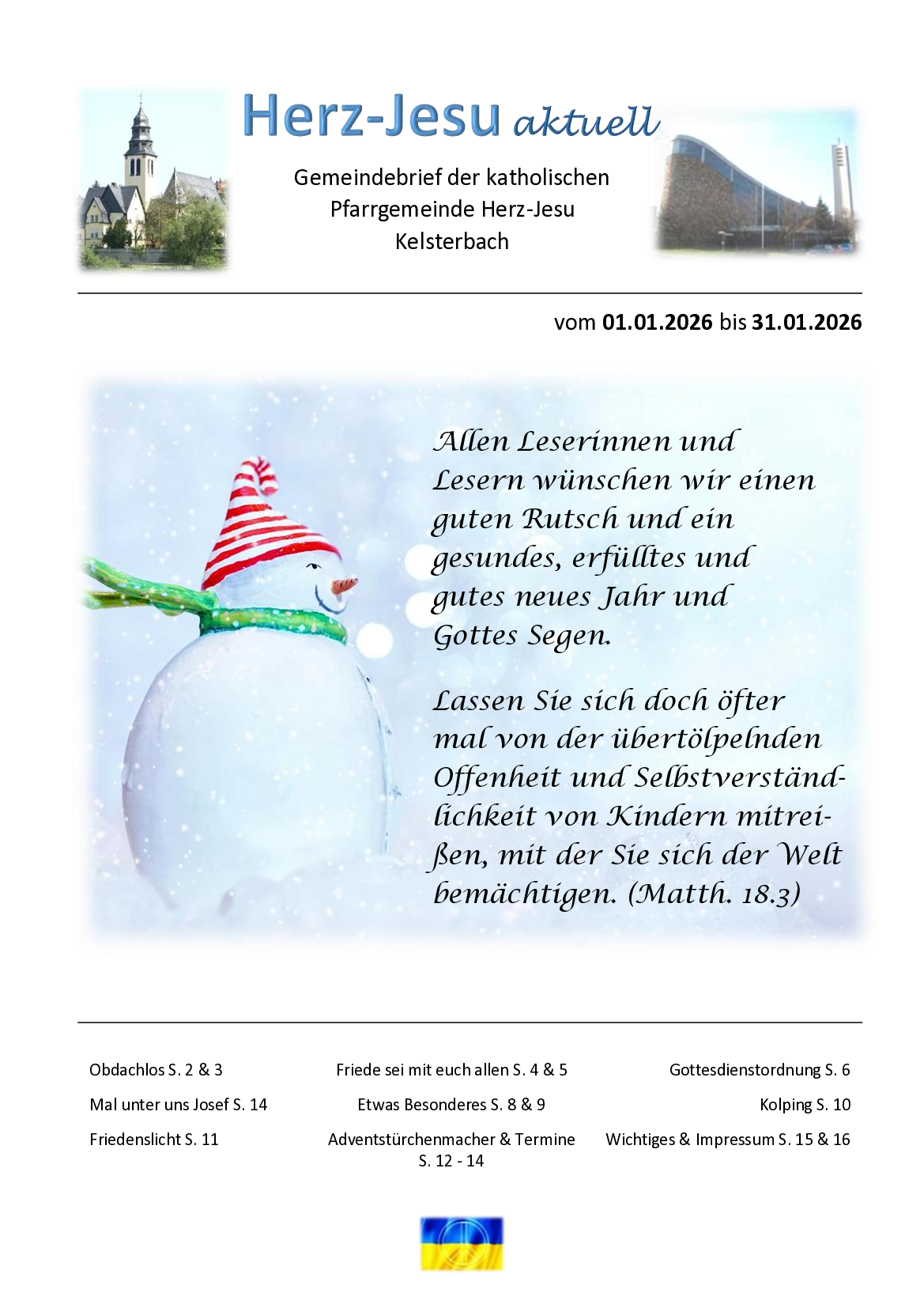 Herz-Jesu Aktuell 01.01.2026 (c) Redaktion