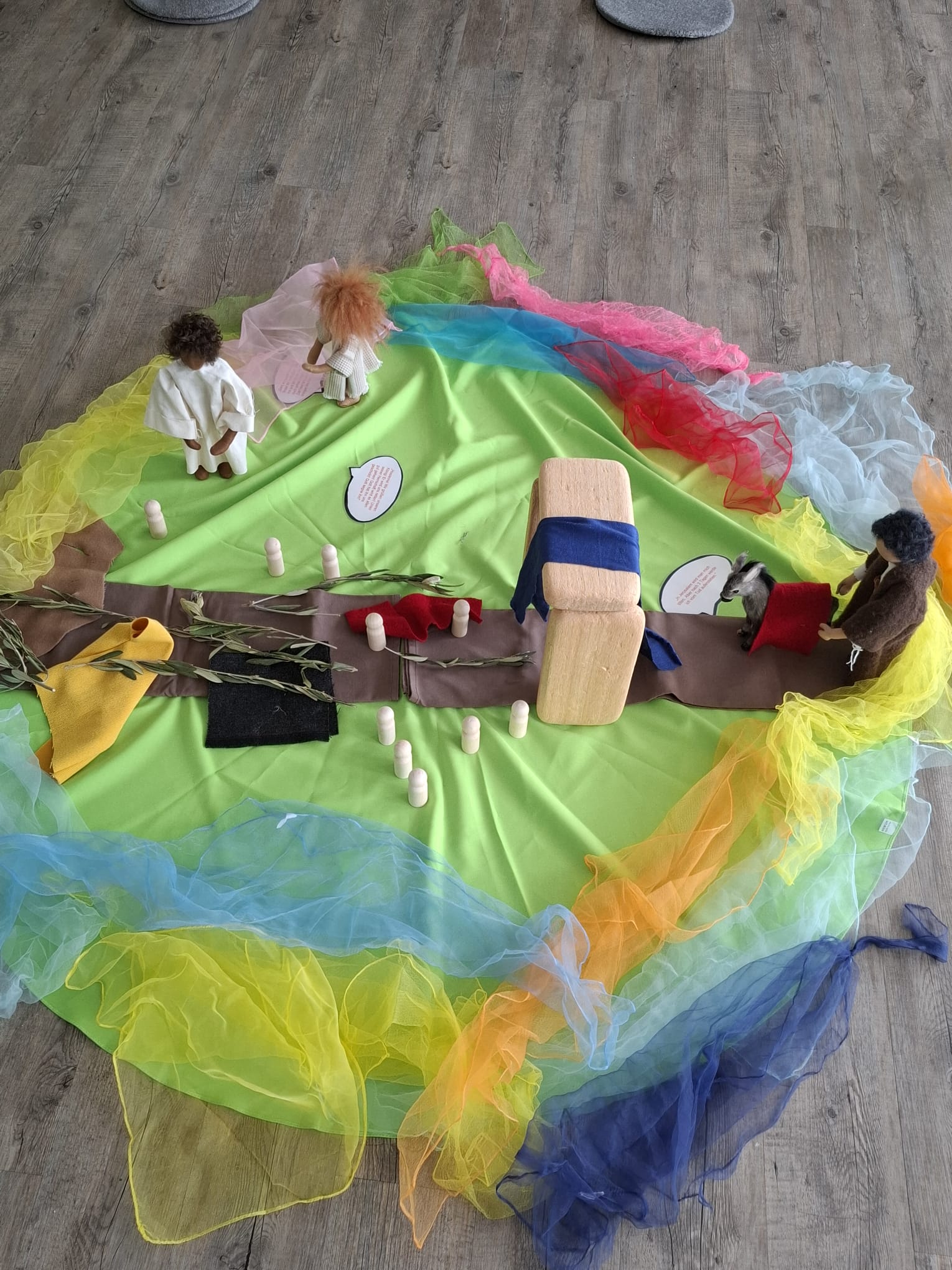 Kinderwortgottesdienst Palmsonntag (c) CS