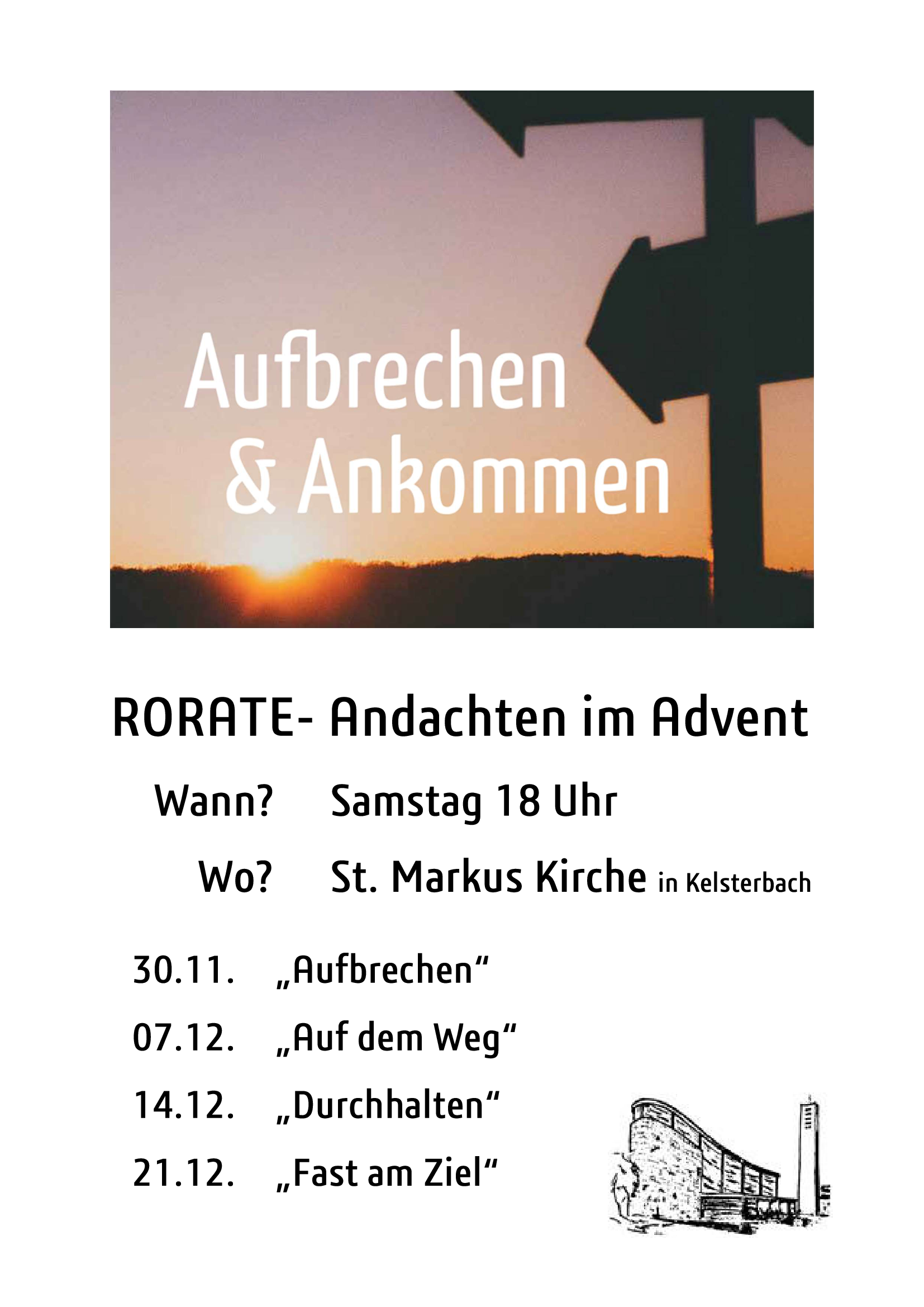 Rorate Andachten im Advent 2024