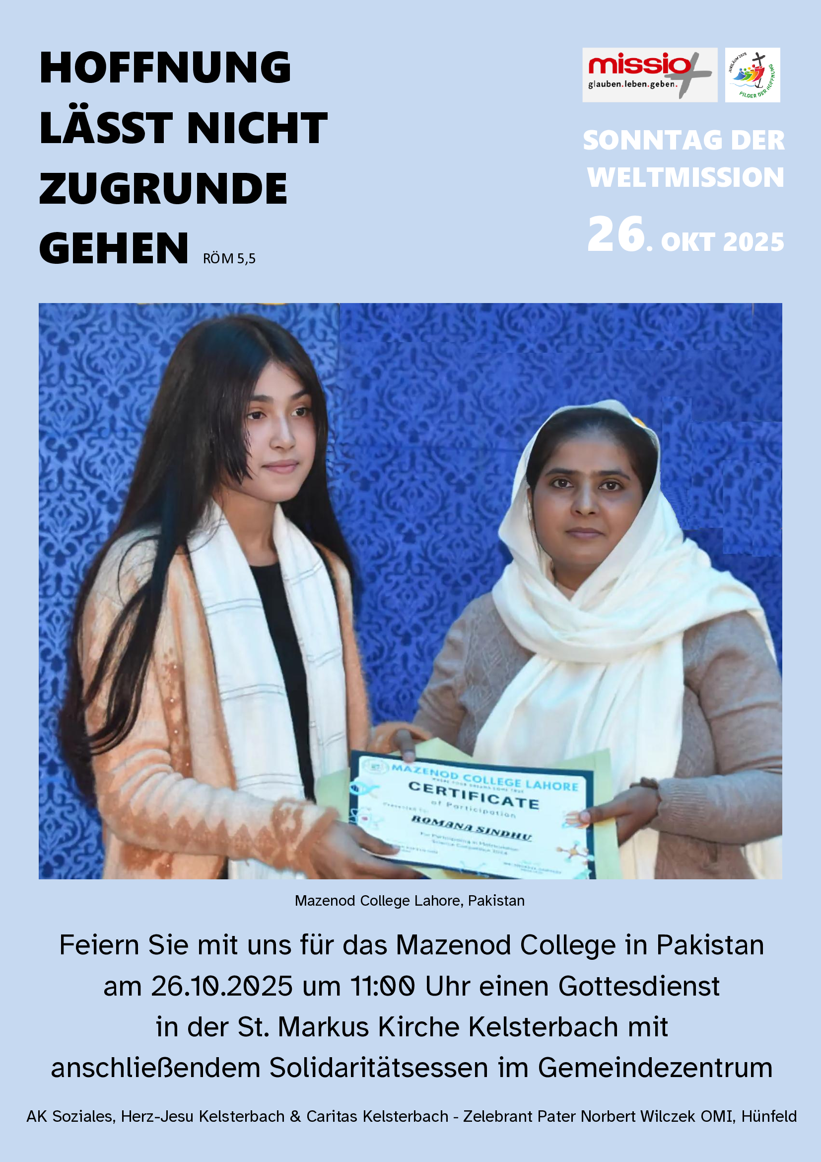 Weltmission 2025 (c) AK Soziales
