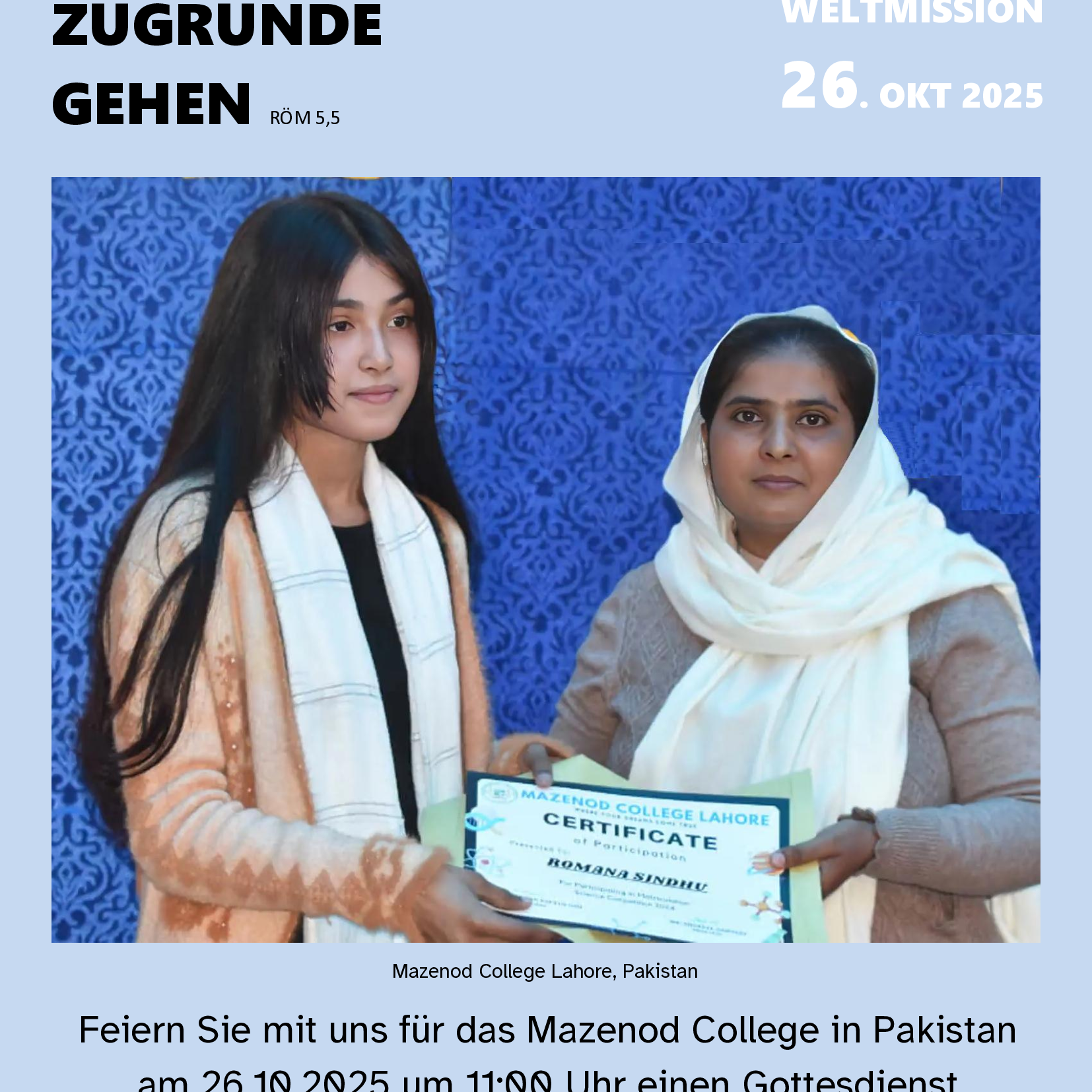 Weltmission 2025