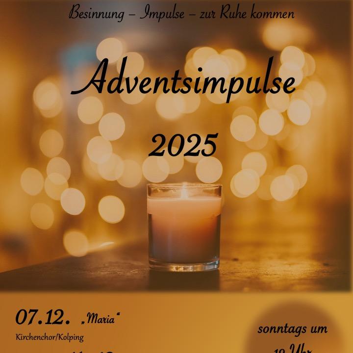 Plakat Adventsimpuls 2025