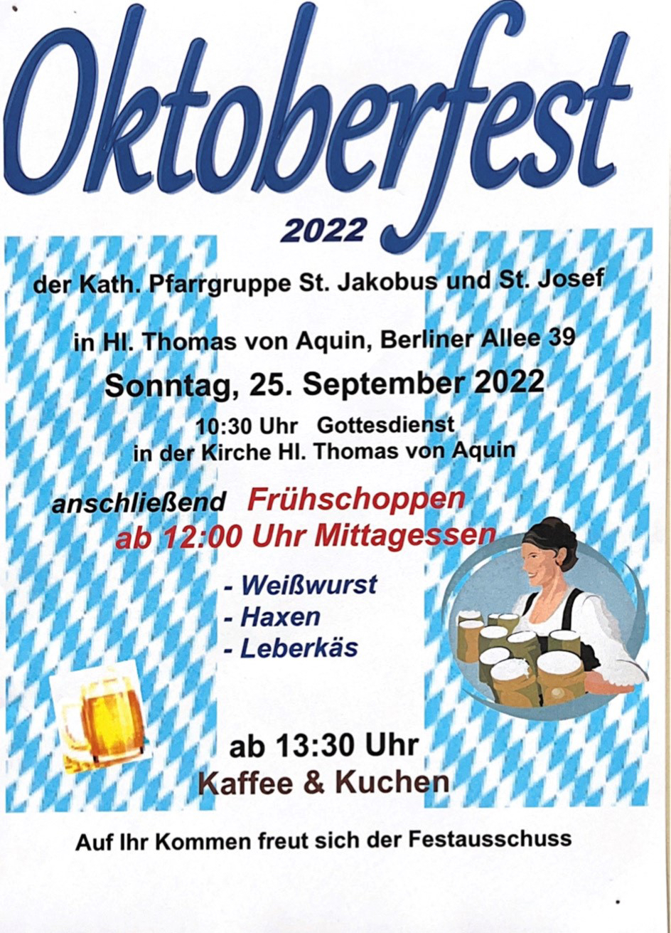 Oktoberfest 2022 (c) Pfarrei St. Jakobus