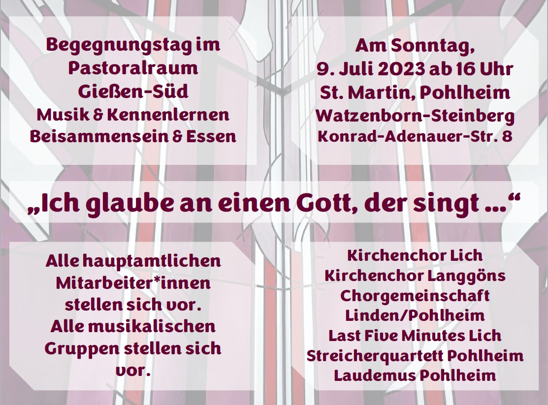 Begegnungstag im Pastoralraum 2023 (c) Pastoralraum Gießen-Süd