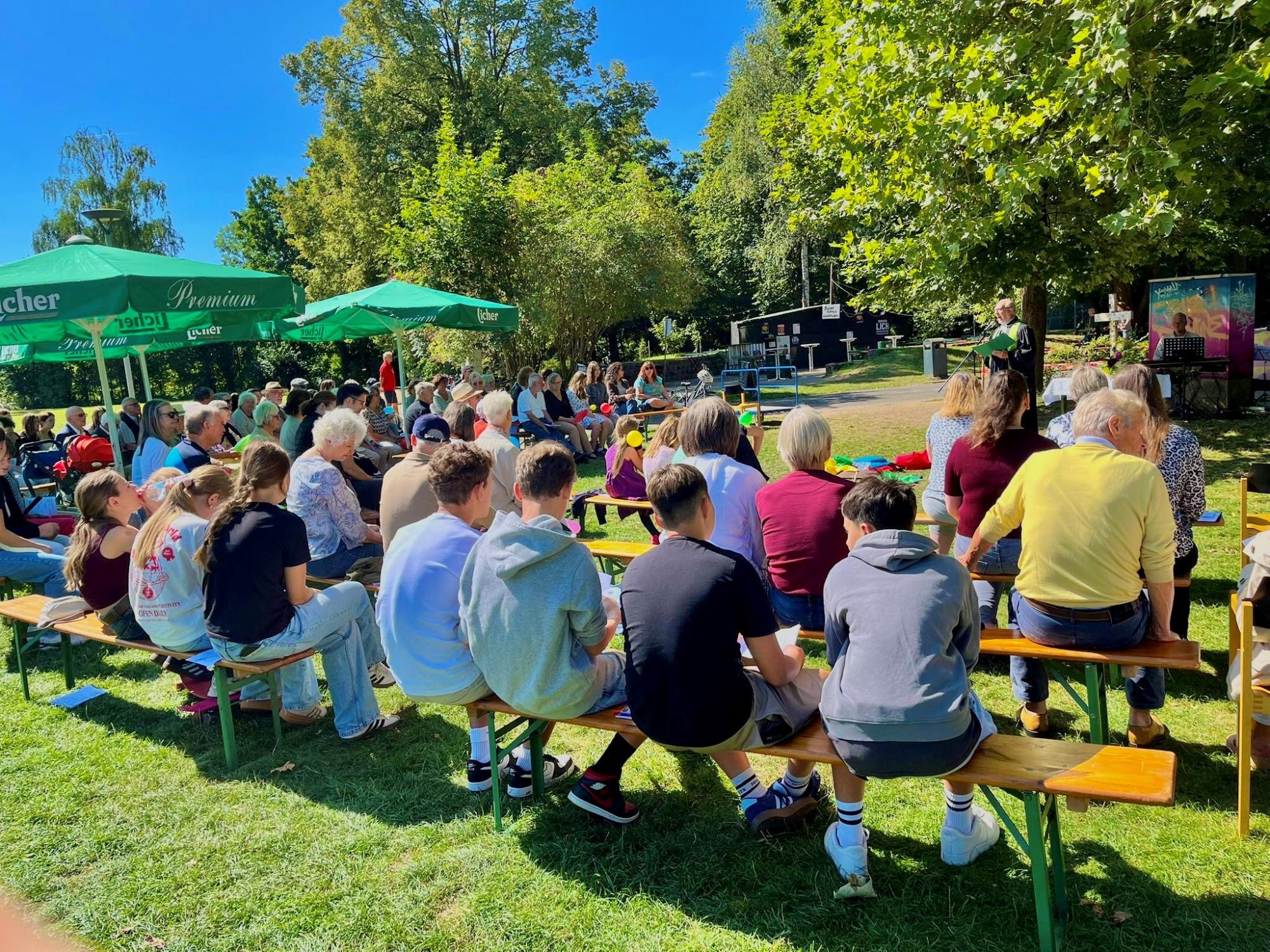 Ökumenischer Gottesdienst im Licher Bürgerpark