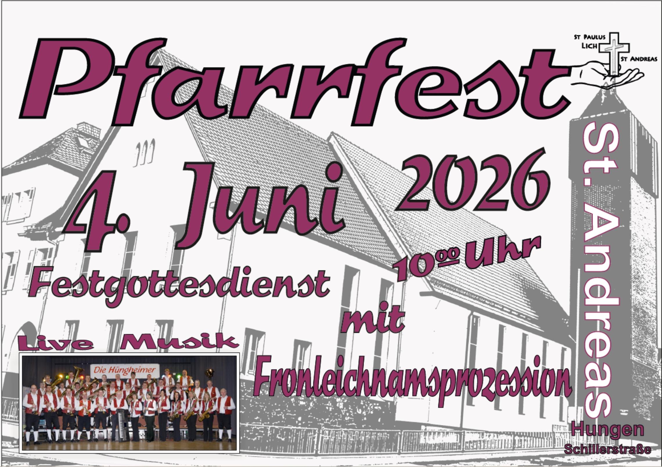 Pfarrfest am 04.06.2026 (c) St. Paulus und St. Andreas