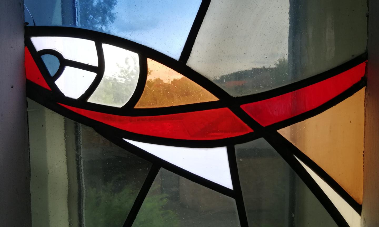 Fensterausschnitt in Sankt Paulus (c) Anke Dewald