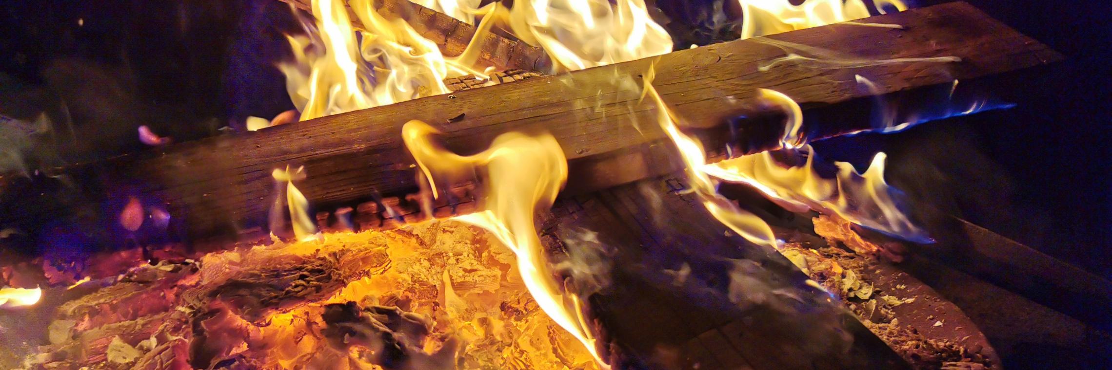 Kleines Osterfeuer 2021 (c) Anke Dewald