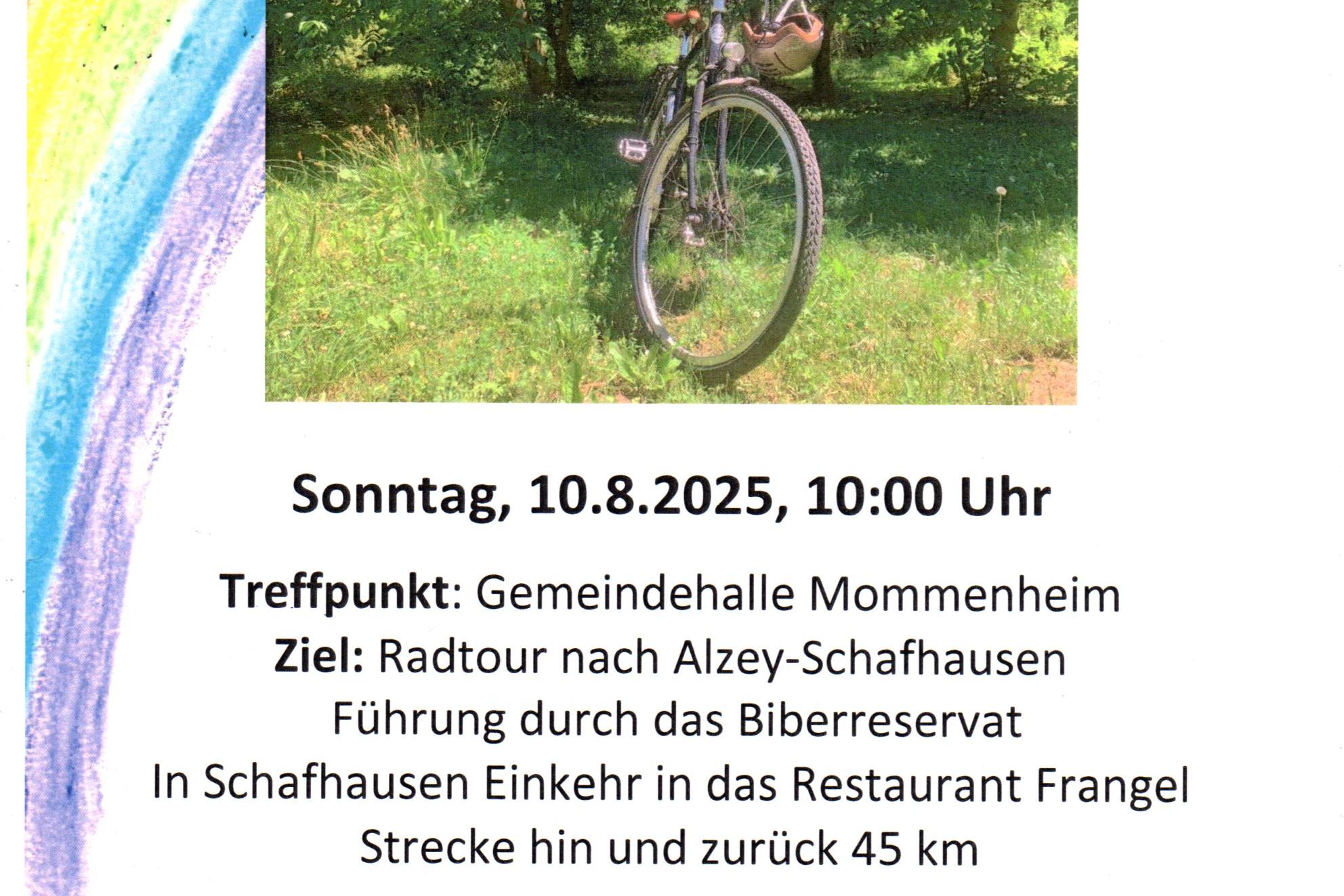 Fahrradtour 2025